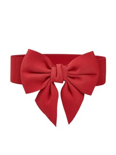 Foto 1 | Foto 1 | Cinturón Verdusa Con Lazo Ancho, Nudo, Elástico, Rojo Para Mujer - Venta Internacional.