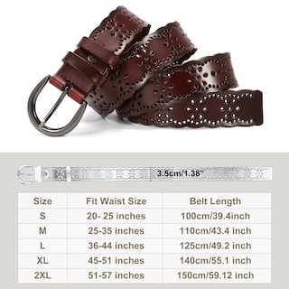 Foto 5 | Foto 5 | Cinturón De Cuero Xzqtive Para Mujer, Talla Grande, Para Jeans, Vestidos Y Pantalones - Venta Internacional.