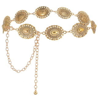 Foto 1 | Foto 1 | Cinturón De Cadena Whippy Para Mujer Con Eslabones Metálicos, Color Turquesa Occidental - Venta Internacional.