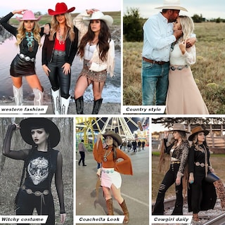 Foto 4 | Foto 4 | Cinturón De Cadena Xzqtive Para Mujer, Estilo Bohemio, Para Vestidos, Jeans - Venta Internacional.