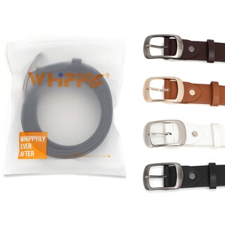 Foto 4 | Foto 4 | Cinturón De Piel Whippy Para Mujer, Para Pantalones Vaqueros, Negro, Talla Xxl - Venta Internacional.