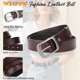 Foto 3 | Foto 3 | Cinturón De Piel Whippy Para Mujer, Para Pantalones Vaqueros, Color Café, Con Hebilla - Venta Internacional.