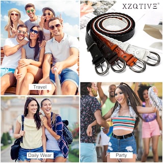 Foto 6 | Foto 6 | Cinturón De Cuero Xzqtive Para Mujer, Talla Grande, Para Jeans, Vestidos Y Pantalones - Venta Internacional.