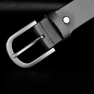 Foto 2 | Foto 2 | Cinturón Whippy De Cuero Negro Para Mujer, Para Jeans, Pantalones Y Vestidos - Venta Internacional.