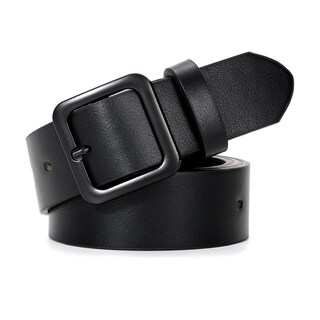 Foto 1 | Foto 1 | Cinturón De Cuero Xzqtive Para Mujer Para Jeans, Pantalones Y Vestidos, Negro - Venta Internacional.