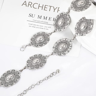 Foto 3 | Foto 3 | Cinturón De Cadena Xzqtive Para Mujer, Estilo Bohemio, Para Vestidos, Jeans - Venta Internacional.