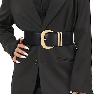 Foto 1 | Foto 1 | Cinturón Whippy Para Mujer, Ancho Y Elástico, Negro, Se Adapta A 71-84 Cm - Venta Internacional.