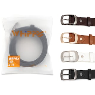 Foto 4 | Foto 4 | Cinturón De Piel Whippy Para Mujer, Pantalones Vaqueros Con Hebilla, Color Negro - Venta Internacional.