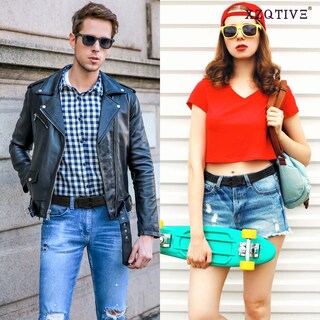 Foto 6 | Foto 6 | Cinturón Con Tachuelas Xzqtive Punk Rivet Leather Para Mujer/hombre Negro - Venta Internacional.