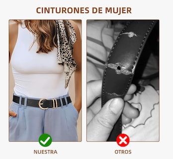 Foto 3 | Foto 3 | 3pcs Cinturón Xtellar De Mujer Joven Y De Moda Cinturón De Piel