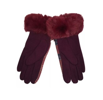 Foto 2 | Foto 2 | Guante de Invierno Valiz con Pompón Vg0074w Vino
