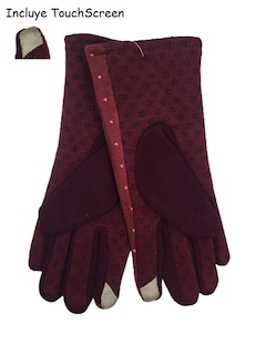 Foto 2 | Foto 2 | Guante Invierno Para Dama Pompón Vg0049w Color Vino
