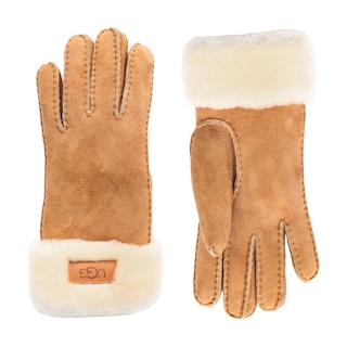 Foto 3 | Foto 3 | Guantes de Invierno Ugg de Piel Café para Mujer - Venta Internacional