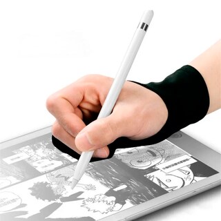 Foto 8 | Foto 8 | Guante 2 Dedos Tableta De Dibujo Digital Protección Papel