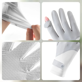Foto 3 | Foto 3 | 2par Guantes Protección Solar Antideslizantes Eo Safe Imports Esi-20022 Blanco