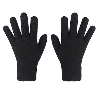 Foto 1 | Foto 1 | Guantes Huoguo Antideslizantes Con Pantalla Táctil Tejidos En Invierno Para Mujer - Venta Internacional.