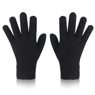 Foto 2 | Foto 2 | Guantes Huoguo Antideslizantes Con Pantalla Táctil Tejidos En Invierno Para Mujer - Venta Internacional.
