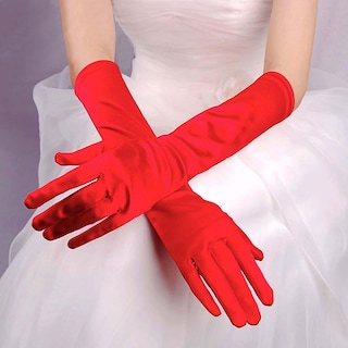 Foto 1 | Foto 1 | Guantes Huoguo Satin Long Opera Para Mujer Fiesta De Boda - Venta Internacional.