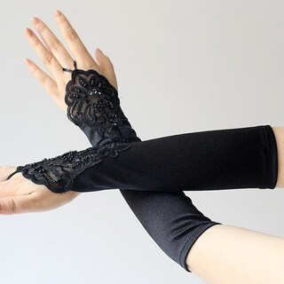 Foto 4 | Foto 4 | Guantes Huoguo Elegant Flapper Evening Opera Satin Para Mujer - Venta Internacional.
