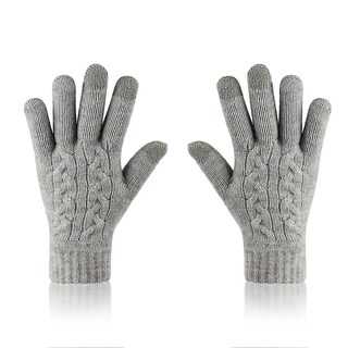 Foto 2 | Foto 2 | Guantes Huoguo Antideslizantes Con Pantalla Táctil Tejidos En Invierno Para Mujer - Venta Internacional.