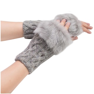 Foto 1 | Foto 1 | Guantes Huoguo Para Mujer Diseño De Conejo Sintético Para Invierno Cálidos - Venta Internacional.