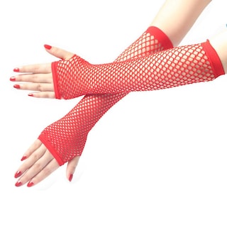 Foto 1 | Foto 1 | Guantes Huoguo Para Mujer Y Niña Sexy De Neón Largos Sin Dedos - Venta Internacional.