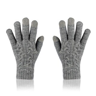 Foto 2 | Foto 2 | Guantes Huoguo Antideslizantes Con Pantalla Táctil Tejidos En Invierno Para Mujer - Venta Internacional.