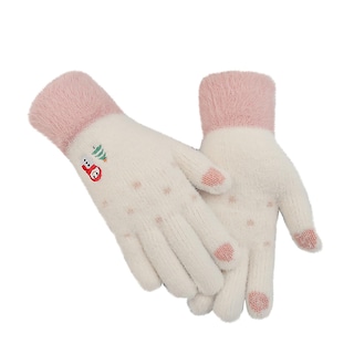 Foto 1 | Foto 1 | Guantes Huoguo De Moda Invernal Para Mujer Mantienen El Calor En Cachemir - Venta Internacional.
