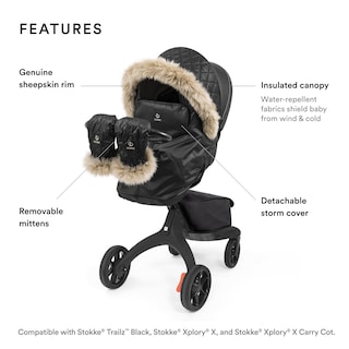 Foto 2 | Foto 2 | Kit De Invierno Stokke Xplory X Onyx Black Para Cochecito De Bebé - Venta Internacional.