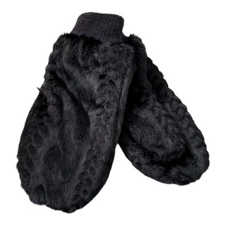 Foto 1 | Foto 1 | Guantes Negro Peluche Para Dama Mussi