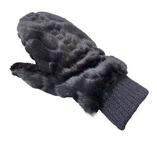 Foto 2 | Foto 2 | Guantes Negro Peluche Para Dama Mussi