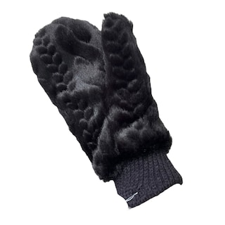 Foto 3 | Foto 3 | Guantes Negro Peluche Para Dama Mussi