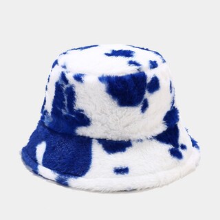Foto 2 | Foto 2 | Sombrero Huoguo Con Estampado De Vaca De Pescador De Peluche Otoño-invierno Para Mujer - Venta Internacional.