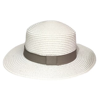 Foto 4 | Foto 4 | Kit Sombrero Playero Y Cartera Para Dama Gris Oscuro