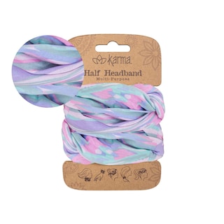 Foto 5 | Foto 5 | Diadema Karma Daisy Para Mujer De Tela Azul Y Blanca Mediana - Venta Internacional.