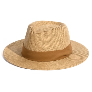 Foto 1 | Foto 1 | Sombrero Panameño De Paja Furtalk De Ala Ancha Fedora Upf 80 Para Mujer - Venta Internacional.