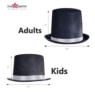 Foto 3 | Foto 3 | Top Hat Dress Up America Black Magician Party Gorro Unisex - Venta Internacional.