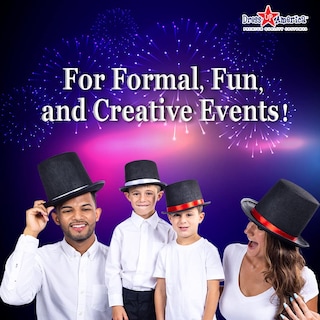 Foto 5 | Foto 5 | Top Hat Dress Up America Black Magician Party Gorro Unisex - Venta Internacional.