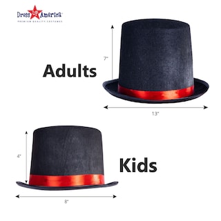 Foto 3 | Foto 3 | Top Hat Dress Up America Black Magician Party Gorro Unisex - Venta Internacional.