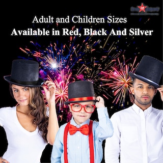 Foto 4 | Foto 4 | Top Hat Dress Up America Black Magician Party Gorro Unisex - Venta Internacional.