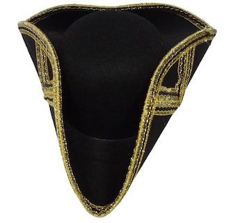 Foto 3 | Foto 3 | Sombrero Con Forma De Tricornio Para Vestir A Estados Unidos, Histórico, Colonial, Negro - Venta Internacional.