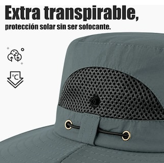 Foto 4 | Foto 4 | Kit De Protección Solar Xtellar Para Exteriores Con Sombrero De Pescador Secado Rápido