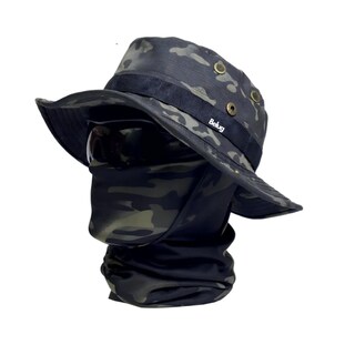 Foto 1 | Foto 1 | Sombrero De Sol Con Protección Para Casco Visera Táctica Belug Gris Oscuro