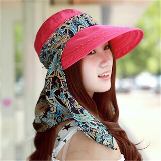 Foto 3 | Foto 3 | Sombrero Con Visera Solar Huoguo  Gorra Uv De Verano Para Mujer  Playa - Venta Internacional.