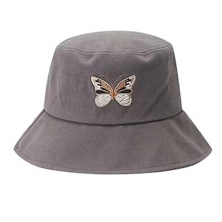 Foto 1 | Foto 1 | Sombrero De Pescador Huoguo Con Bordado De Mariposas Antiquemaduras - Venta Internacional.