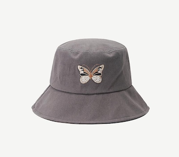 Foto 3 | Foto 3 | Sombrero De Pescador Huoguo Con Bordado De Mariposas Antiquemaduras - Venta Internacional.