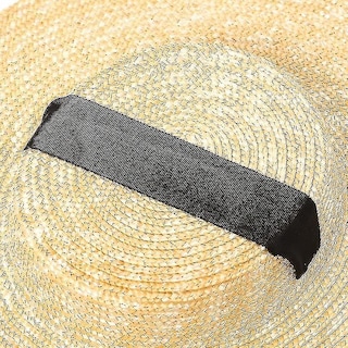 Foto 4 | Foto 4 | Sombrero Huoguo Sombrero De Paja De Ala Ancha Con Cinta Larga Para Mujer - Venta Internacional.