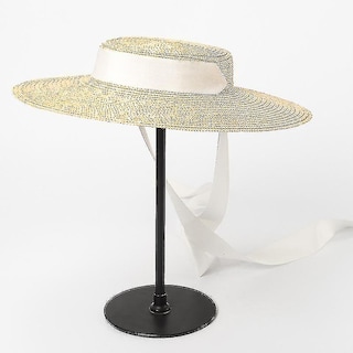 Foto 5 | Foto 5 | Sombrero Huoguo Sombrero De Paja De Ala Ancha Con Cinta Larga Para Mujer - Venta Internacional.