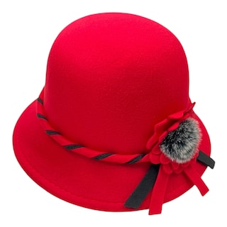 Foto 3 | Foto 3 | Sombrero Cloche Color Rojo Para Dama Mussi