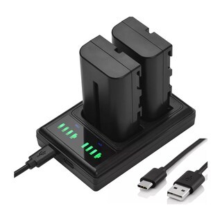 Foto 1 | Foto 1 | Batería Y Cargador para Sony Np-fw50 2pcs Negro